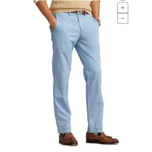 Polo Ralph Lauren Mens Blue Chino Pants 36/30 Casual Cotton Blend